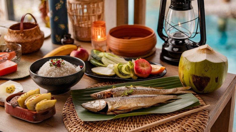 a-photo-of-a-table-set-with-balinese-and_58lZNFHgQkSE2C8csMjxWw_MV2ZHS41REe8uKtqa03O2A