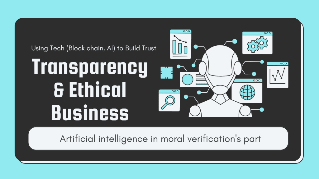 Artificial intelligence in moral verification's part