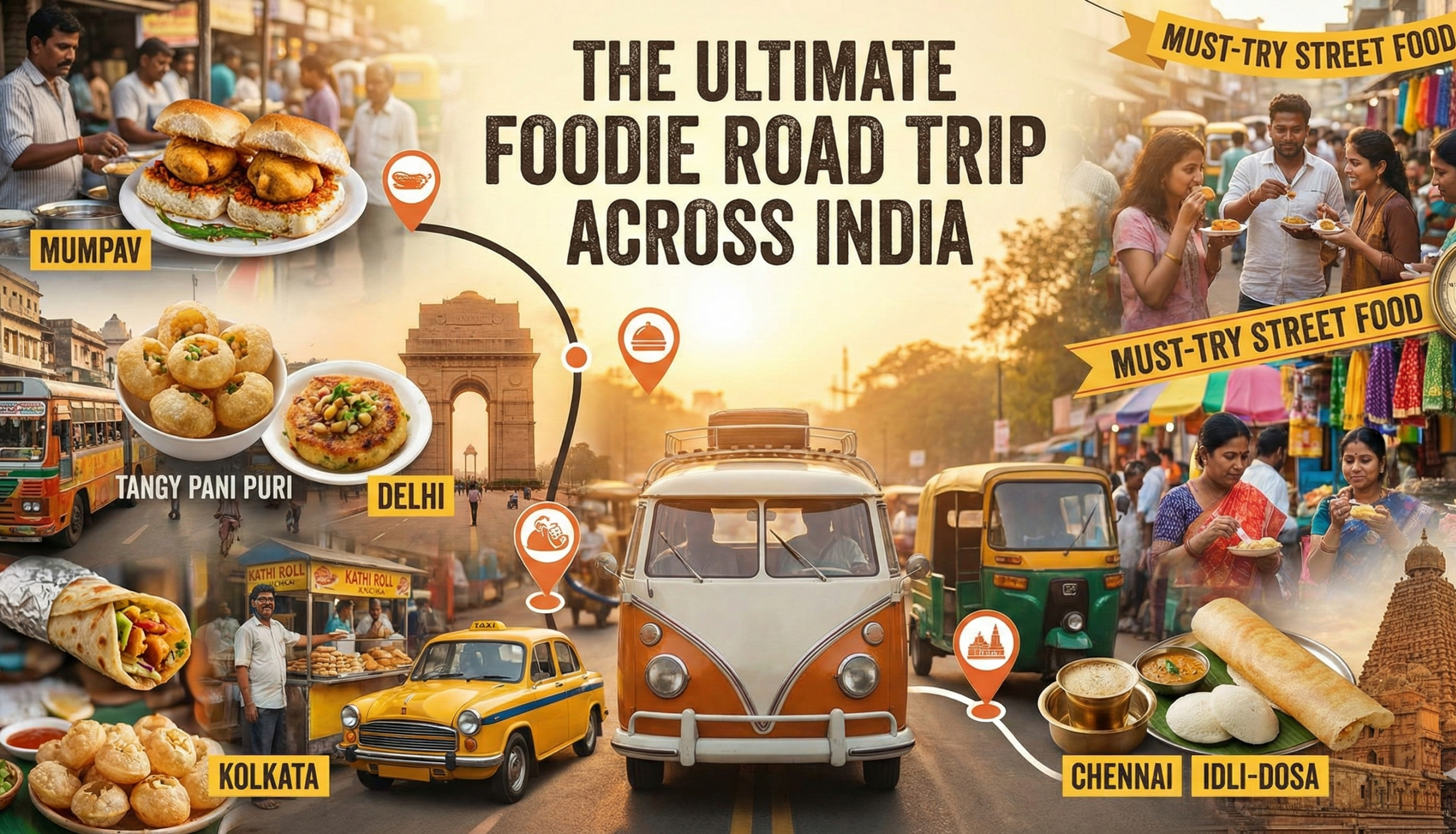 The Ultimate Foodie Road Trip Across India: Must-Try Street Food