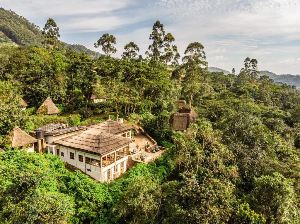 An overview of a remote, sustainable lodge structure for Ethical Travel.