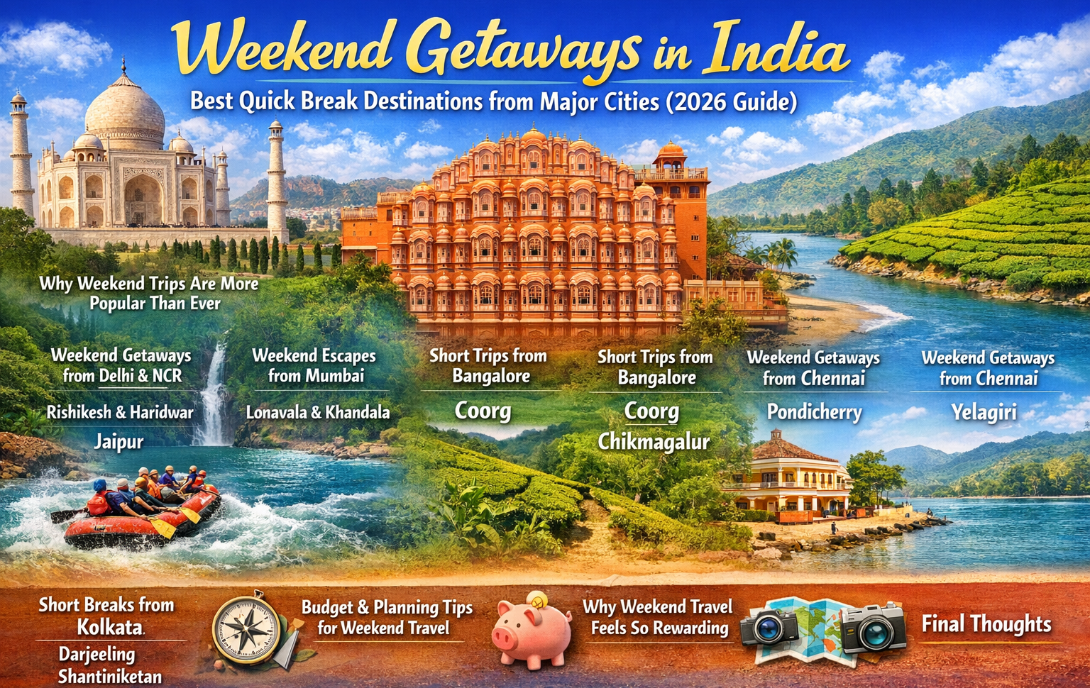 Weekend Getaways in India