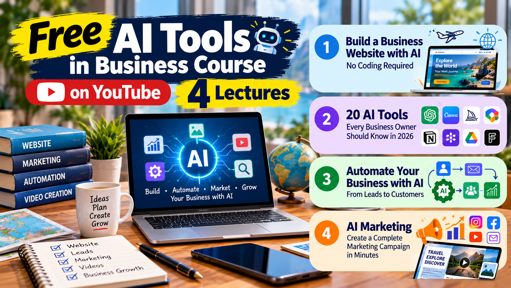 Free AI Business Course Thumbnail