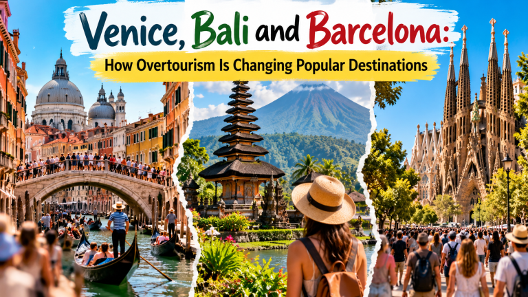 Overtourism in Venice, Bali and Barcelona